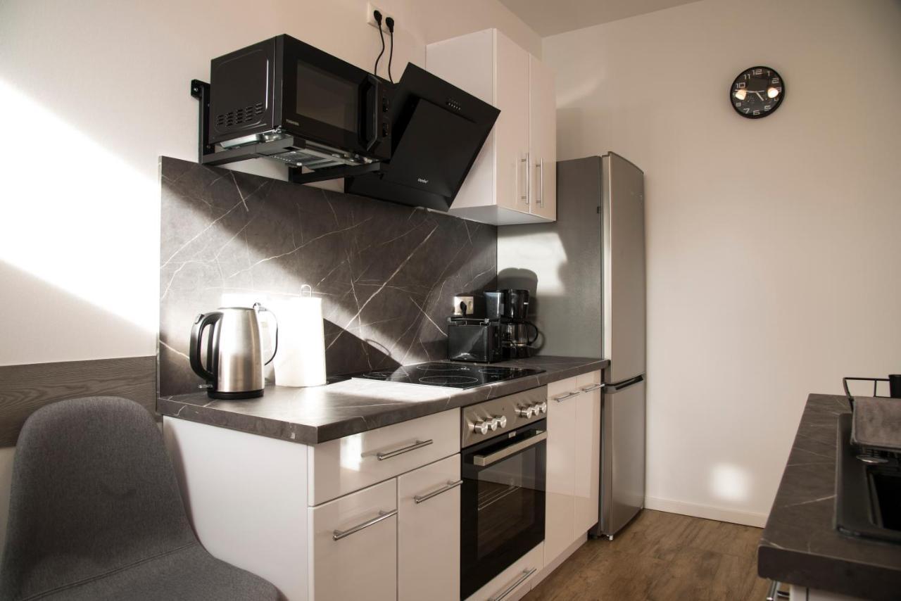 ארפורט Schoene Ferienwohnung 78M2, 3 Schlafzimmer, 2 Baeder, Zentrumnah, 1Og מראה חיצוני תמונה
